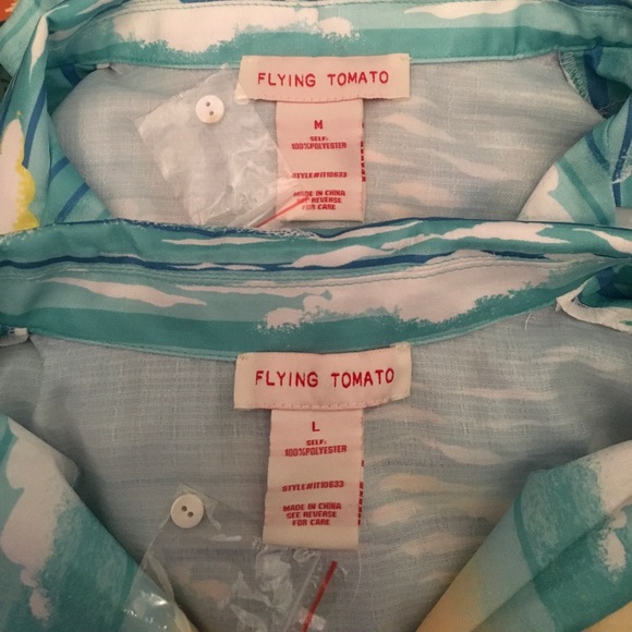 NWT Flying Tomato Hawaiian Shirt - Picture 5 of 6